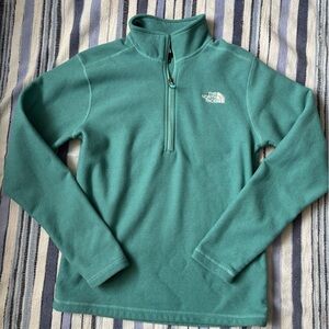 The North Face Teal Zip-Up Sweater